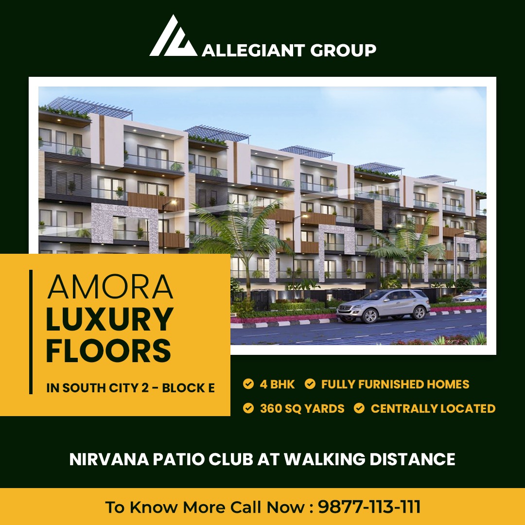 RealAllegiant's tweet photo. New Launch Alert 🚨🚨
AMORA 4 BHK Luxury Floor In Sector 49, South City 2, Block E, Gurgaon.
Exclusively Marketed By ALLEGIANT GROUP
➡️ Low rise Luxury Apartment
➡️ 4 BHK+SQ
➡️ Club Amenities
➡️ Large Bedroom Size
➡️ Gated community
Call 9811773111
#AllegiantGroup #4sdeveloper https://t.co/dGpv0zEJ6q