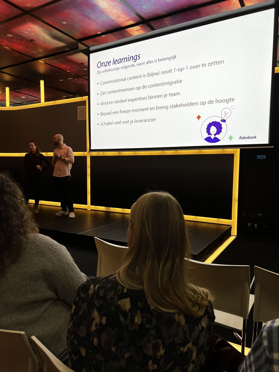 BarendJun's tweet photo. Platform keuze EN migratie bij @Rabobank: van Nuance naar Microsoft PVA π€ππ€
Complex project, zeer leerzame sessie! π€
Met: Kiko Herts & Dennis Jongeling π
#ConversationalConference @botrepreneurs @Frankwatching #ConversationalAI #Chatbots #Voice https://t.co/HPb0PVK2WZ