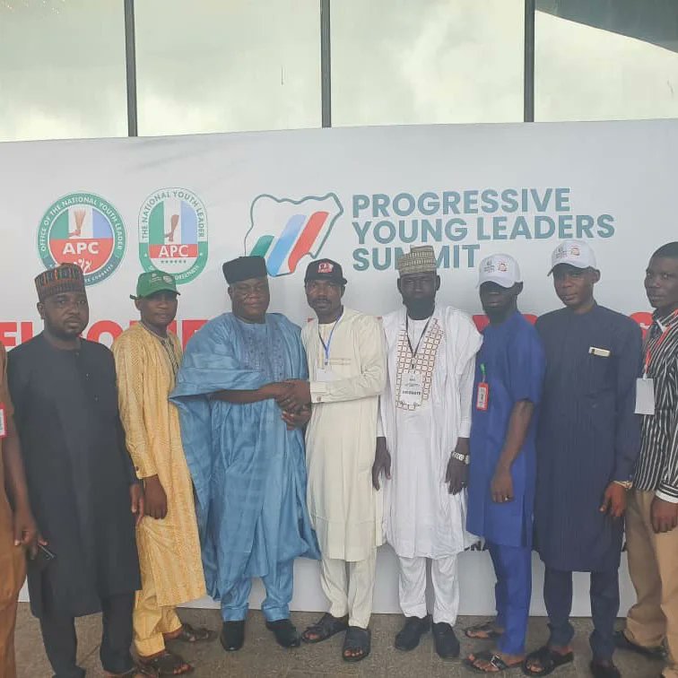 The National coordinator APC Supporters Center Alhaji Ibrahim Batati at the Progressive young leaders summit.