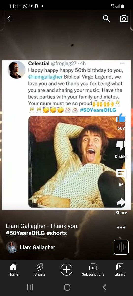 frogleg27's tweet photo. Feel the love Liam, happy happy 50th 🙌🙌🙌🙌😊😊❤❤❤
#50YearsOfLG https://t.co/rUNY5VQWP7