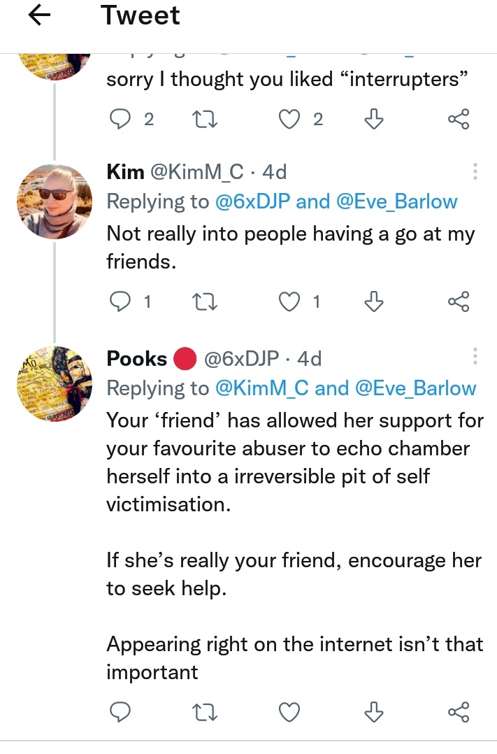 Burt6Gill's tweet photo. I haven't laughed at Eve for a while so...Here's a little gem I found for entertainment purposes of course..1/2... #EveBarlowIsAJoke #botsentertainment #BouzyBucks #TUGSNewSite https://t.co/Epa2LUys4s