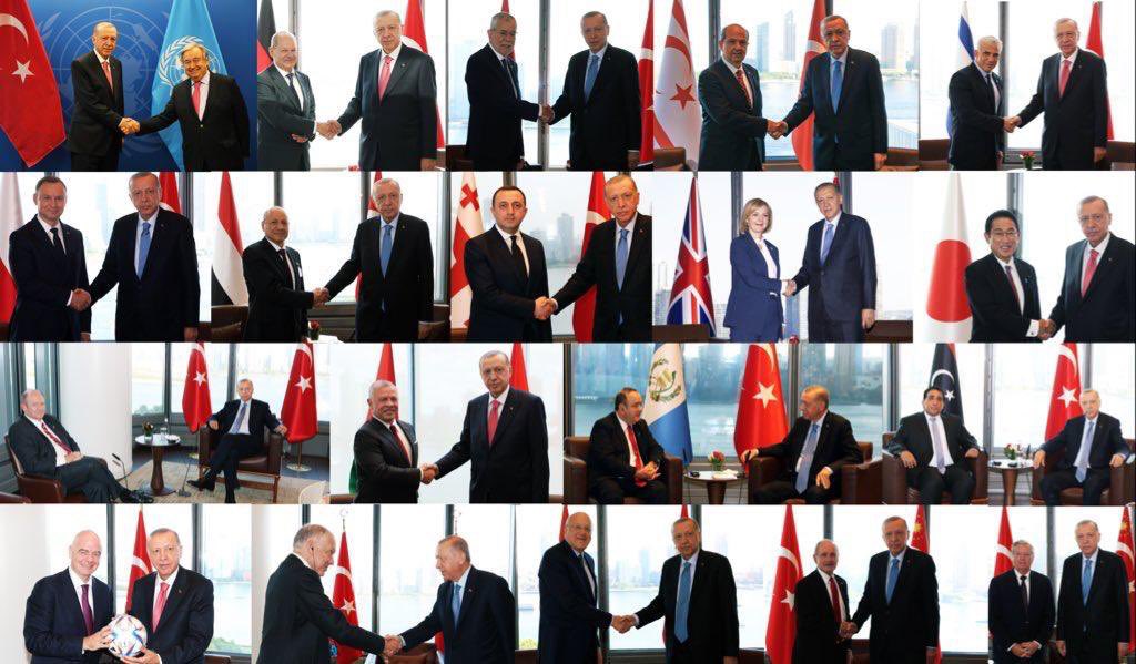 Erdoğan'ın New York Türkevi'nde kabul ettiği devlet liderleri... 
Sen bir Dünya Liderisin Reis 🇹🇷❤️
#ErdoğanDiplomasisi 🇹🇷