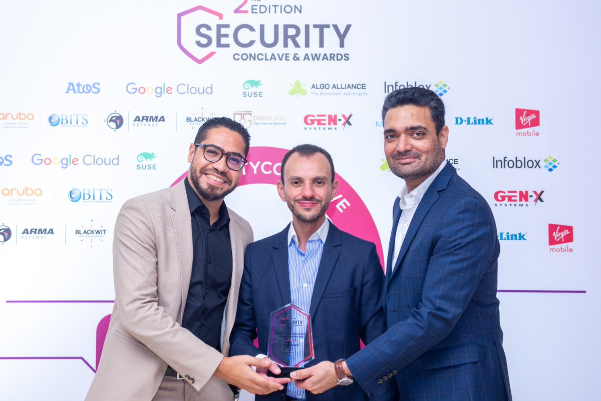 MindwareVAD's tweet photo. Kudos to the Mindware Team! We have been recognized as the Best Security VAD of the Year at the Security Conclave and Awards.
#mindwarepower #mindwaremagic #bestsecurityvad https://t.co/rXJlaiDgHe