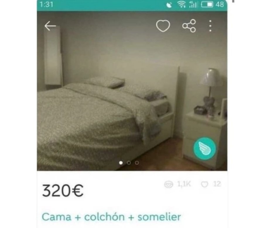 soycamarero's tweet photo. Así da gusto, una cama, un colchón y un señor que te sirva vinos. https://t.co/AE2bMPMdCo