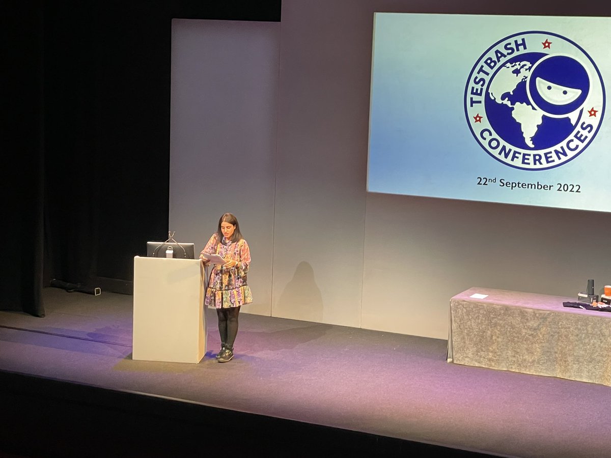 Last week <a href="/Baddiel/">David Baddiel</a> was gracing the Lowry stage. This week <a href="/Laveena_18/">Laveena</a> is sharing her jokes while hosting #TestBash. Safe to say, don’t think David has anything to worry about! 😂😂😂
