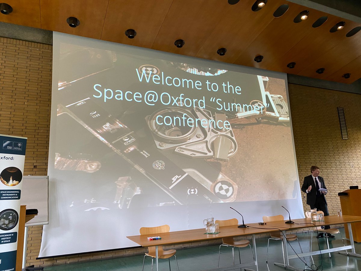 burantiar's tweet photo. Space@Oxford conference. Such an amazing keynote! I love my job! Very happy to be here. @SpaceAtOxford https://t.co/9Oc4u94usM