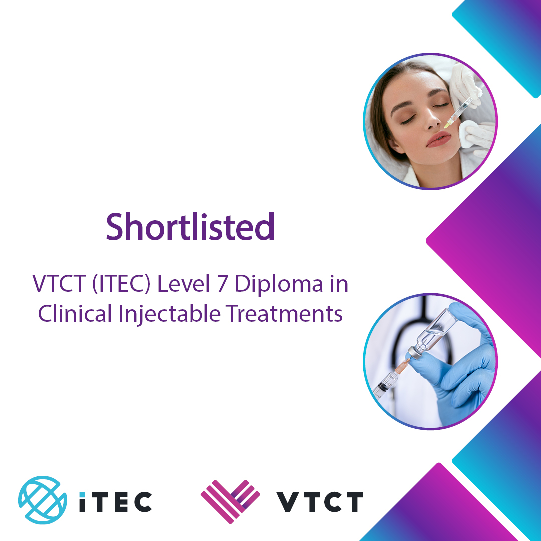 We are so excited to announce that we have been shortlisted for a FAB Award! <a href="/AwardingBodies/">Federation of Awarding Bodies (FAB)</a> Our level 7 Diploma in Clinical Injectable treatments has been shortlisted for 'Qualification of the Year'! We wish the best of luck to everyone nominated!
