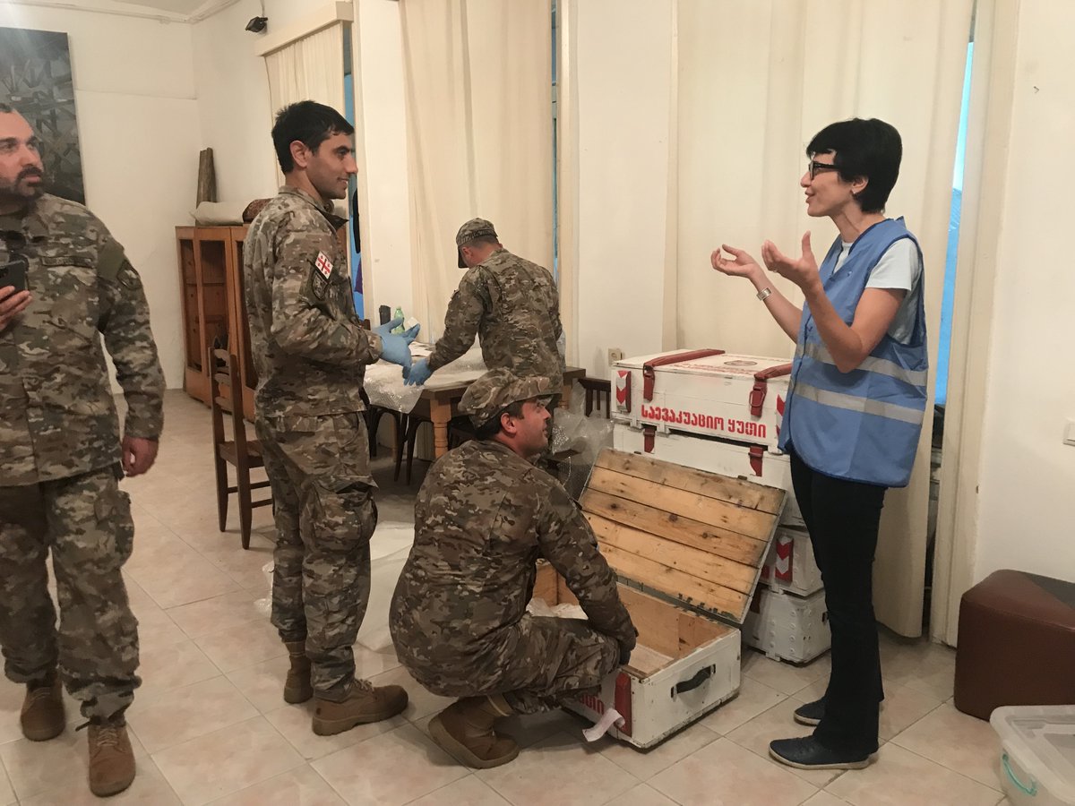 blueshieldgeo's tweet photo. ⛑️ GNCBS participated in the inter-agency field exercise "Racha - 2022" organized by the National Guard of @ModGovGe and the Emergency Management Service of @MIAofGeorgia 
Read more 👉https://t.co/lPNE4hWDzj

#blueshield #culturalfirstaid #culturecannotwait https://t.co/XYHceGY1pN