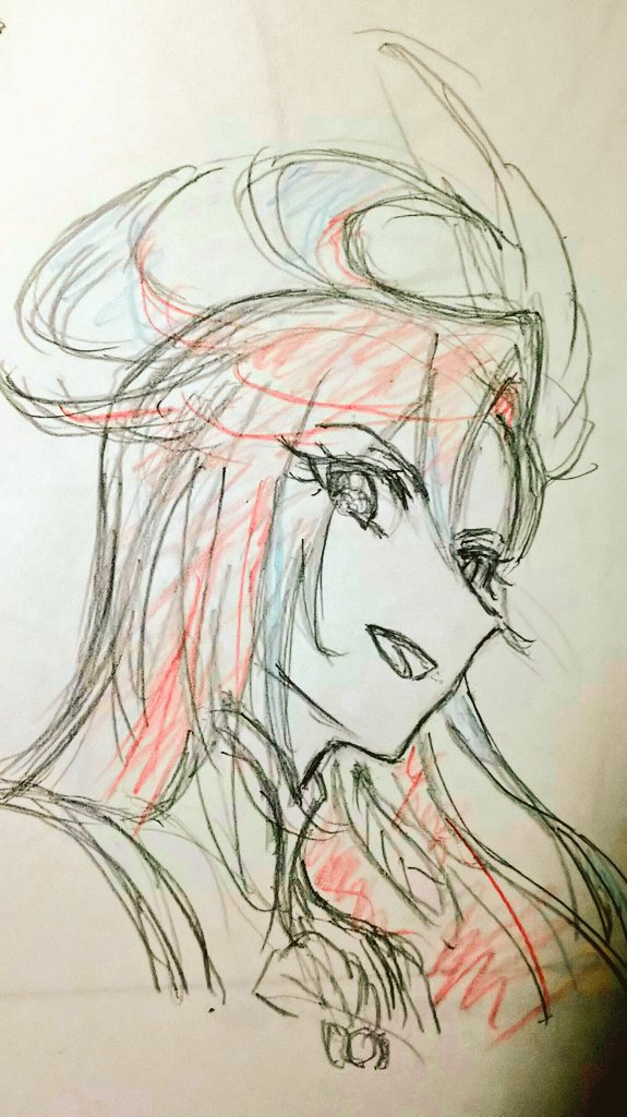 「模写とからくがき。 」|おふとん(ヒミコ)のイラスト