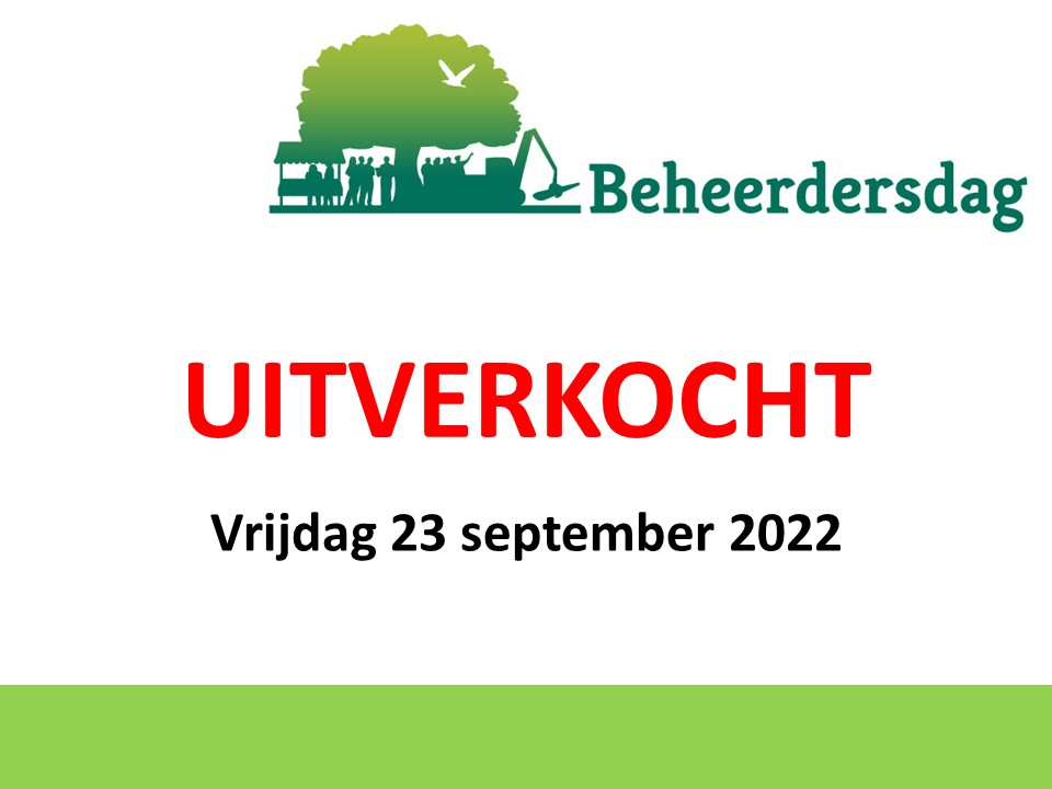 De Beheerdersdag is uitverkocht! Let op: Het is niet mogelijk om op het terrein nog een ticket aan te schaffen of op een andere manier binnen te komen; we zitten vol. Kom dus alleen met een geldig ticket naar Marienwaerdt. Tot morgen! Praktische info: bit.ly/3UsiQQN