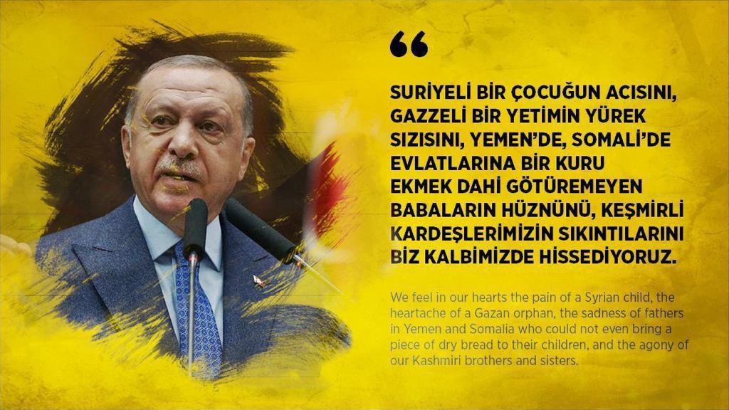 Sn. Cumhurbaşkanımız Recep Tayyip Erdoğan’ın gür sedası her zaman ve daima mazlumların sesidir, adalet ve hakkı savunmak içindir. 🇹🇷 

#ErdoğanDiplomasisi
