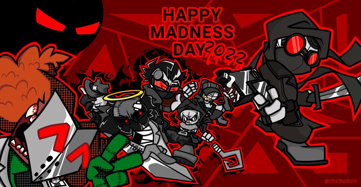 Andrya on Twitter "HAPPY MADNESS DAY 2022!!! Time to start the slaughter time 🫀🎉🔪💣 