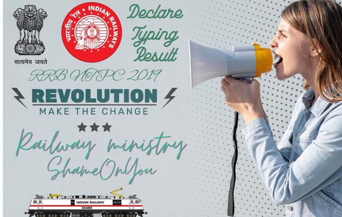 sandp_thakur's tweet photo. Please expedite RRB NTPC RECRUITMENT process atleast declare typing result. 
@RailMinIndia 
#RrbNtpcGiveUsJoiningFaster2022 https://t.co/MoOesyfiTG