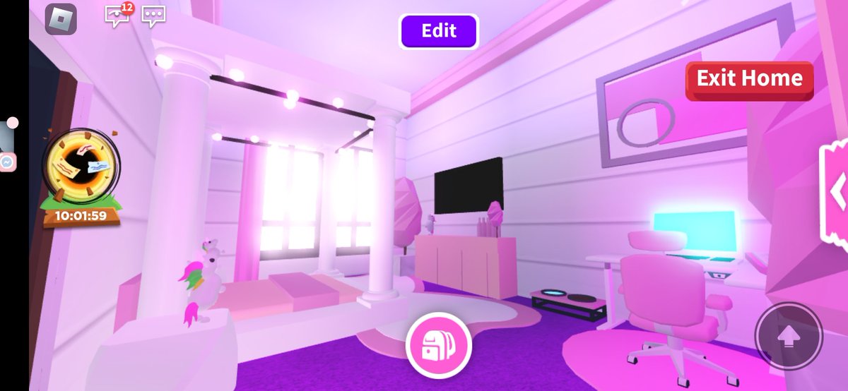 kawaiiranne's tweet photo. Build Commission Done! 🤗
Built by yours truly 😘
Simple Pink Bedroom for @MoonlightViana_ 🤗

#adoptmebuild #adoptmebuilds #adoptmebuilding #robloxadoptme #adoptme @PlayAdoptMe https://t.co/UvgVOuGqst
