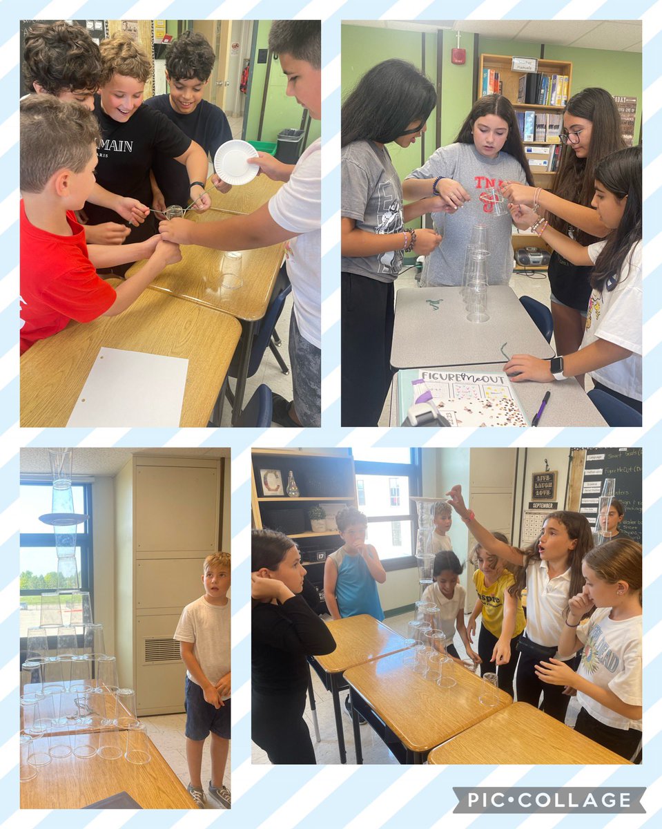MsCano3's tweet photo. It was a race against the ⏰ but our teams accepted their challenge and enjoyed the friendly competition 😎 #TeamBuilding #SpeedBuilding #STEM 🦾💡🧠 @47Icn https://t.co/ZvYul2lDd1