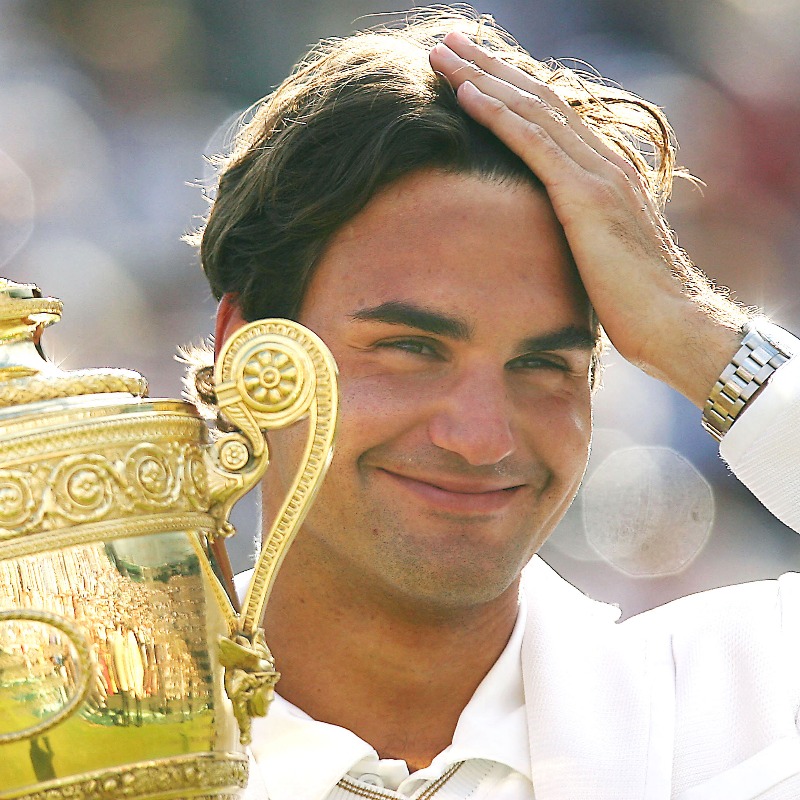 Tennis's tweet photo. HAPPY BIRTHDAY, @rogerfederer! 🎂

Roger Federer turns 42 years young today. 🎉🎈

From his record consecutive streak at #1 to 8 Wimbledon titles to winning 24 finals in a row to 40-match win streaks at *two* majors and MUCH more, here's a stat for all 42 of his birthdays so far: