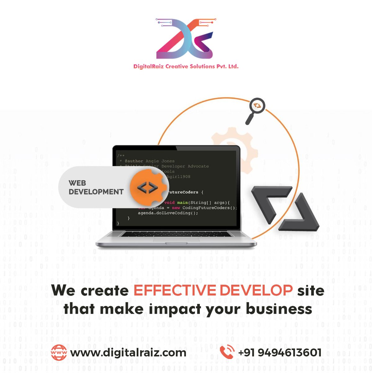 digital_raiz's tweet photo. "DigitalRaiz, we are the Best Developers for the Web Development and Design for your Business.
Contact us: 9494613601
Visit Us: - https://t.co/zOKcpKwYLb"
#digitalraiz #web #development #webdevelopment #bestdevelopmentcompany
#bestwebdevelopmentinhyd https://t.co/g7EdgMy6U9