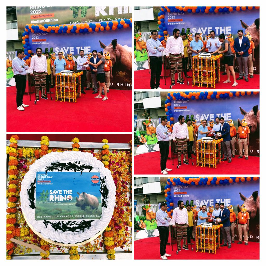 IOCL_UPSO-2 (@ioclupso2) on Twitter photo Celebrations galore at Outlets under Noida DO on the occasion of #WorldRhinoDay with the campaign #SaveTheRhino.
<a href="/IndianOilcl/">Indian Oil Corp Ltd</a>
<a href="/ChairmanIOCL/">ChairmanIOC</a> <a href="/DirMktg_iocl/">Director (Marketing), IndianOil</a> <a href="/raj_dube/">Raj Dubey</a> Celebrations galore at Outlets under Noida DO on the occasion of #WorldRhinoDay with the campaign #SaveTheRhino.
<a href="/IndianOilcl/">Indian Oil Corp Ltd</a>
<a href="/ChairmanIOCL/">ChairmanIOC</a> <a href="/DirMktg_iocl/">Director (Marketing), IndianOil</a> <a href="/raj_dube/">Raj Dubey</a>