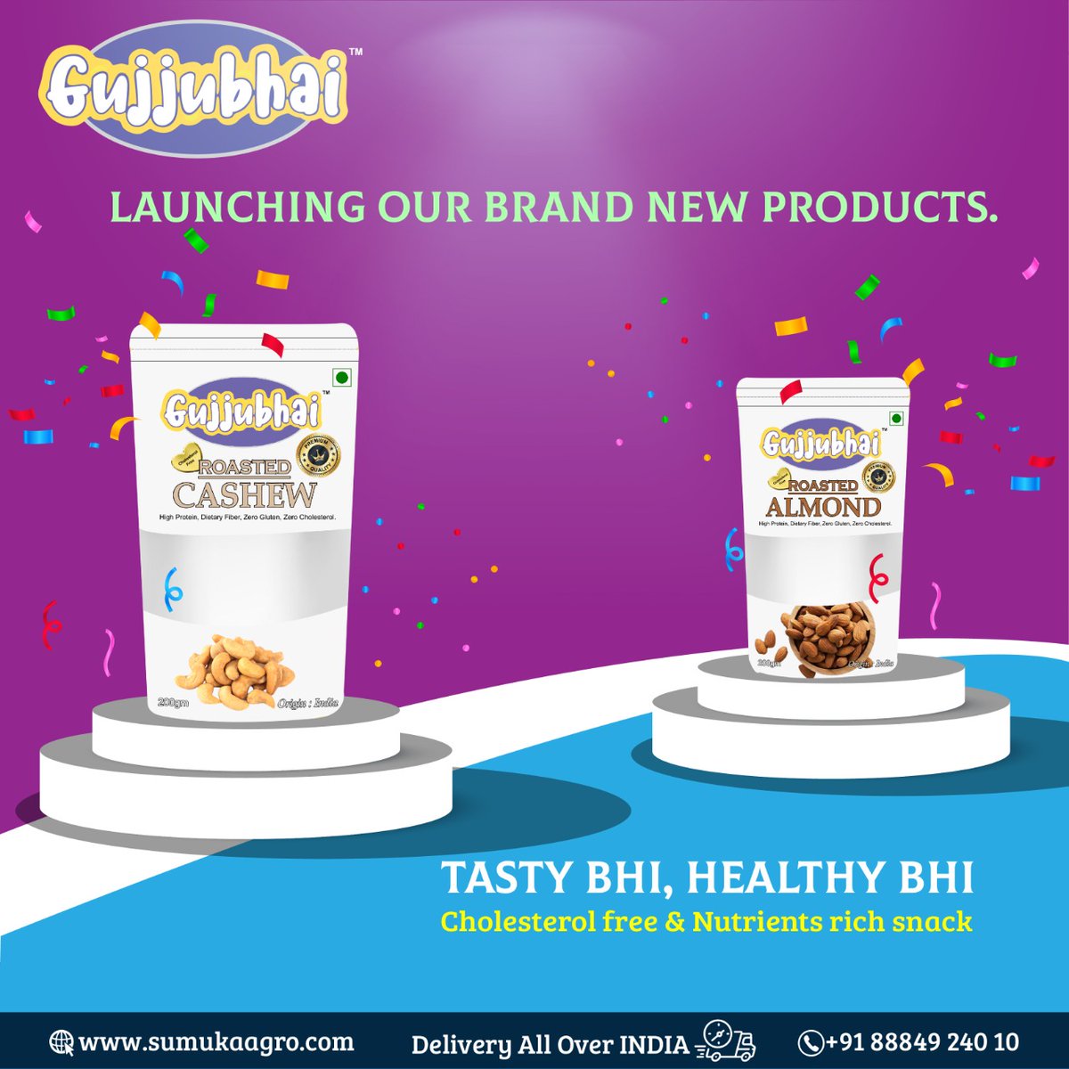 sumukaagro's tweet photo. Launching Our Brand new Product Gujjubhai Roasted dry fruits... Get the Best Ever Offers in this festival season .. Order now https://t.co/mExd6mF8up #almonds #cashews #rostedcashew #roasted #dryfruits #healthy #Tasty #snacks #online #india https://t.co/ARJeCdD05d