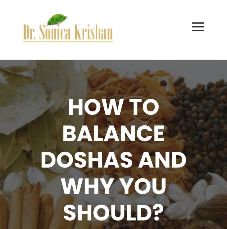 sonicakrishan's tweet photo. Ayurveda strongly believes that Imbalance in Dosha causes disease. The 3 doshas viz. vata, pitta, and kapha get influenced by our everyday diet & lifestyle, wherein the doshas lose their equilibrium.
#DailyBlogPost #doshabalancing #Ayurveda #healthcare https://t.co/kPkhFZuPMw https://t.co/smSv9qsJKk