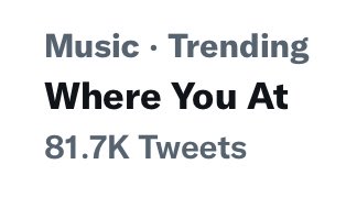 SB19_VotingTeam's tweet photo. WYAT (Where You At) by @SB19Official are both trending under Music. Keep discussing about the song and the artist itself. Let’s maintain our momentum. Don’t forget to attach the link of #WYAT music video in your tweets. https://t.co/UPVqglFCFy