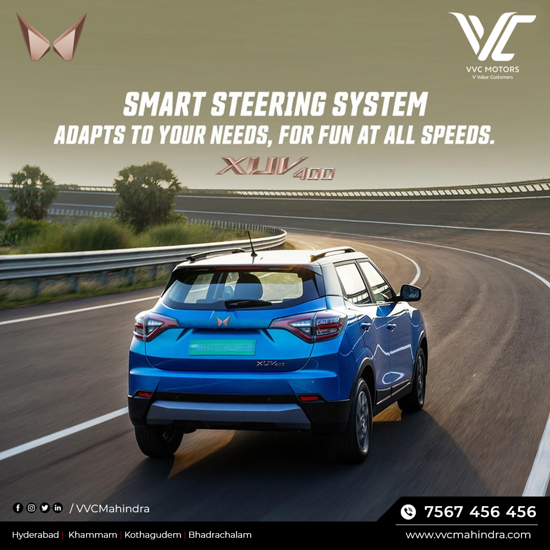 The fun begins as soon as you take a seat in the #XUV400.

For more info call us: 7567456456

#Mahindra #MahindraXUV400 #AllElectric #NewMahindraCars #ElectricSUV #MahindraEV #EV #ElectricCars #UpcomingCars #NewCars #MahindraXUV400ev #XUV400ev #Xuv400evSUV #XUV400Futures