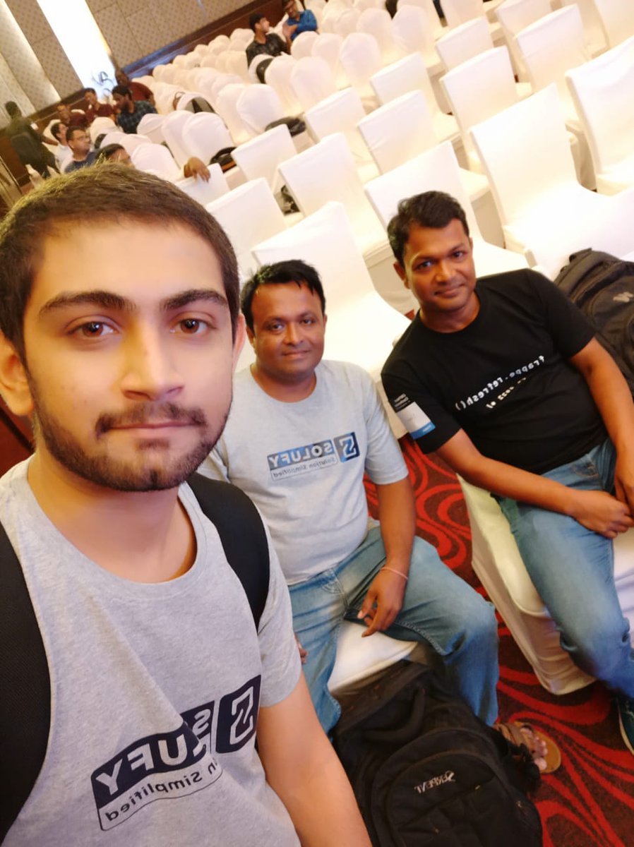 SolufyERP's tweet photo. โ๏ธ #Day1 Team #Solufy is honoured to be a part of @erpnext #Conference 2022 at #Mumbai
Lets Meet and Unlock business opportunities!
Follow @solufy and #DM to Mr. @jaynvora & Mr. @husendaudi to understand how are we empowering #SMEs across the world with smart #IT Technologies. https://t.co/GG2i8x0y6m