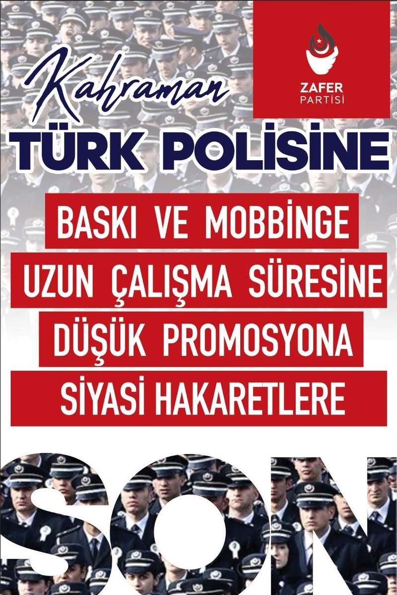 Bugün Zafer Partisi Genel Merkezi ve il binalarımıza asılacak pankart.