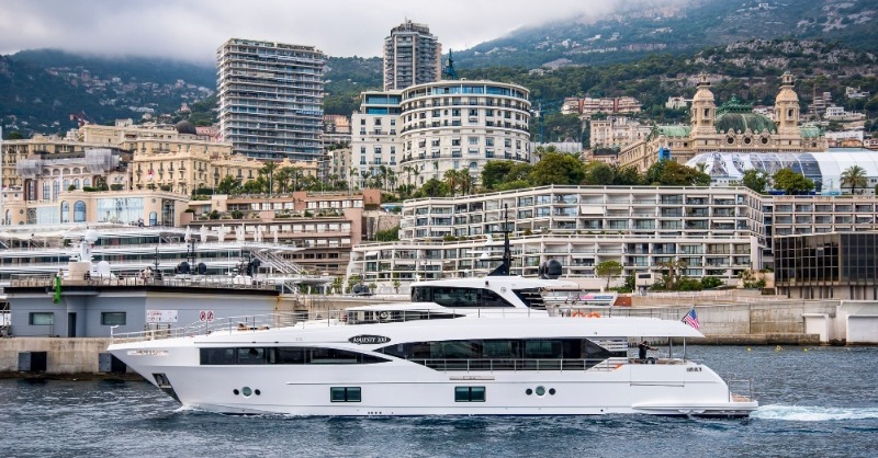 gulfcraft's tweet photo. After their successful participation at this year’s @YachtingCannes, Gulf Craft's Majesty 120 & Majesty 100 set off on another journey towards the iconic Port Hercules the @mys_monaco 2022
.
#GulfCraft #MonacoYachtShow #40YearsofGulfCraft #MajestyYachts #Majesty120 #Majesty100