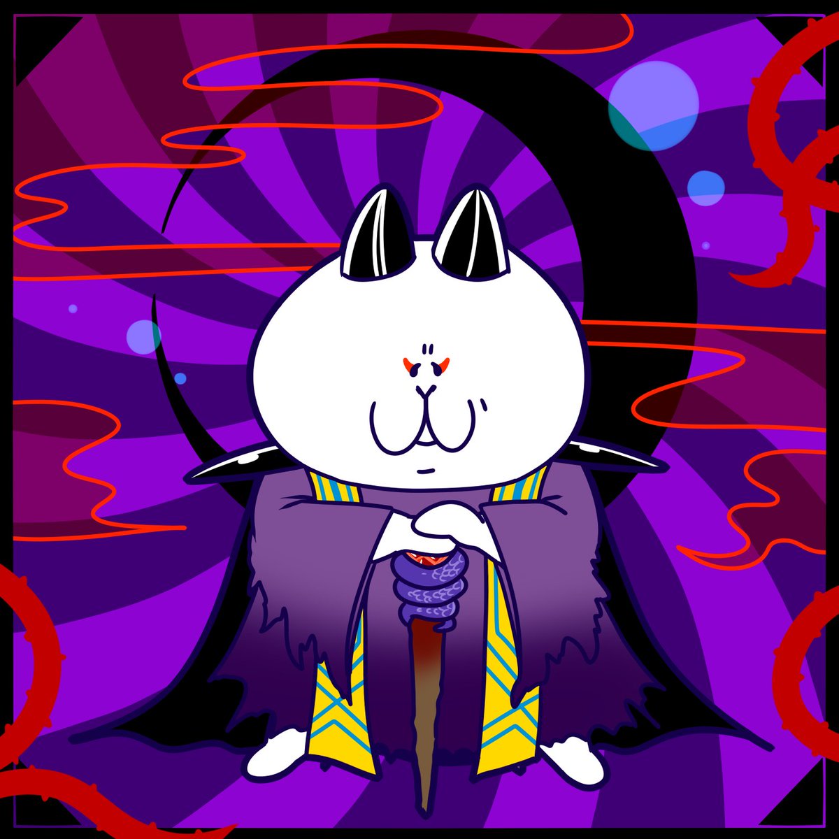 Want this Demon Nyathees👿?
⌛️9/23 21:00~24:00 (JST)

Everyone who buy Nyathees Mystery Box will get a FreeMint of the Demon Nyathees!
🎁ovobsc.ovo.space/#/collection/n…

Also, don't forget our weekly campaign on Friday
x.com/ovo__official/…