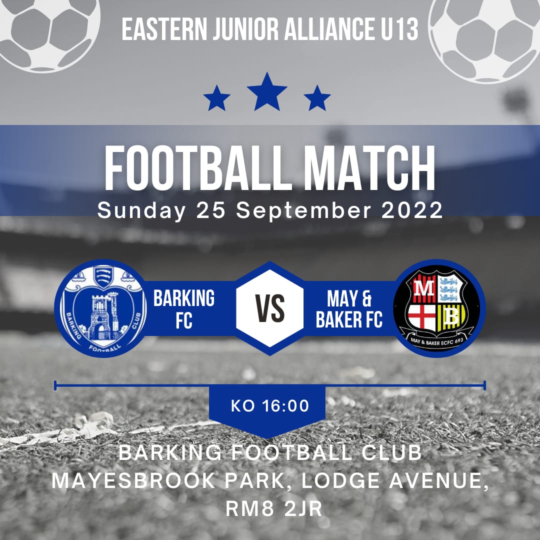 BarkingFCEJAJPL's tweet photo. Our next EJA fixture is this Sunday at home to May &amp; Baker FC.

Huge thanks to: 
@Regen_Solutions - Our home kit sponsor

Gims Care Solution Ltd 
https://t.co/Gx3tOkYUct - Our Veo Camera sponsor

#WEAREBARKING
@barkingfc
@Teamgrassroots_
@veocamera
@EJALeague https://t.co/W9pfnTDiX0