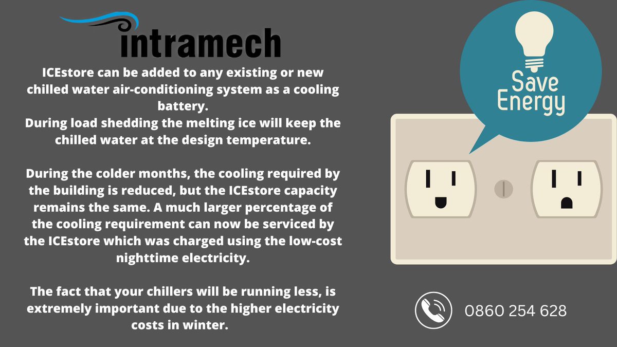 ErlaDiedericks's tweet photo. #chillers #electricitychallenge #eskomloadshedding #Eskom #saveelectricity #SaveElectricityBill #Intramech https://t.co/XqaZWyKxRV