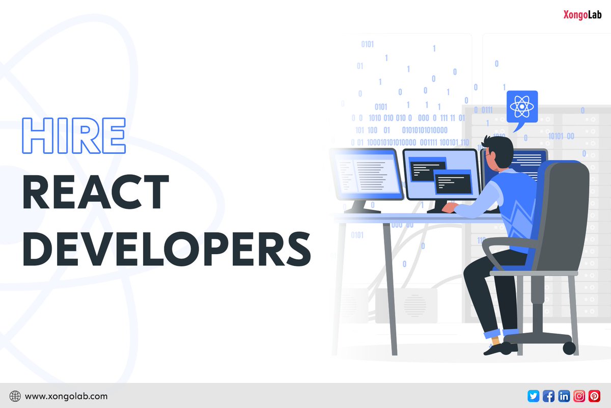 XongoLab's tweet photo. Are you on the hunt for #React #developers? We have a variety of hiring options to make it flexible to #hirereactdevelopers. Contact us today, let us know your requirements, and give a transformational avatar to your project. https://t.co/iubqmIz9uk
#reactjsdeveloper https://t.co/XrffmWImjc