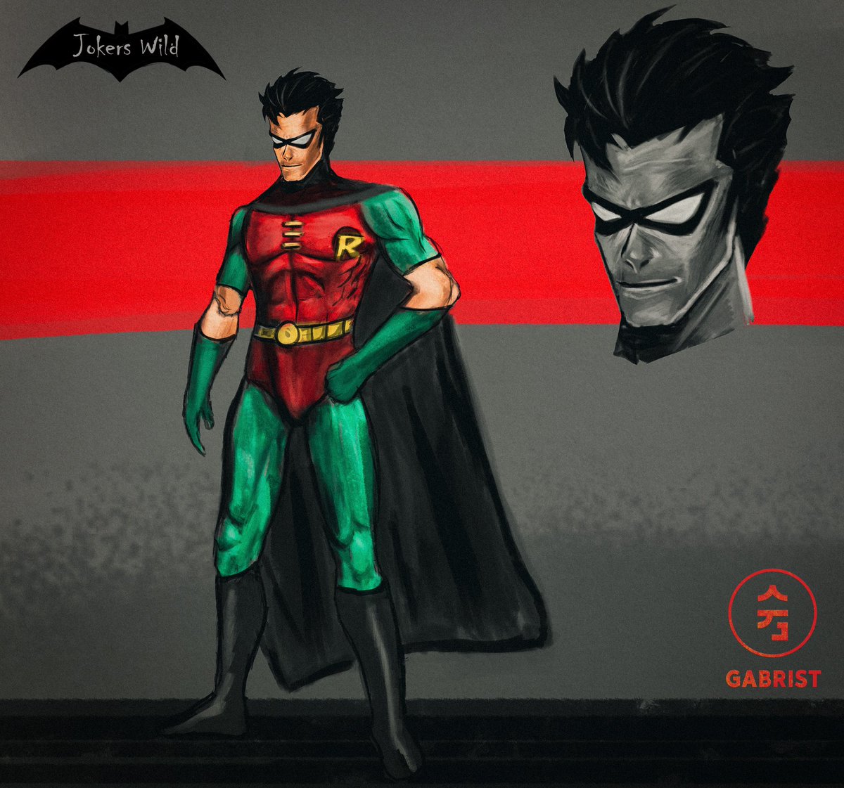 DoctorThrowback's tweet photo. Here’s a look at some concept art for Batman and Robin from the very talented @Gabrist3 for my new project over on @CastingCallClub https://t.co/mvJpbsLxVy