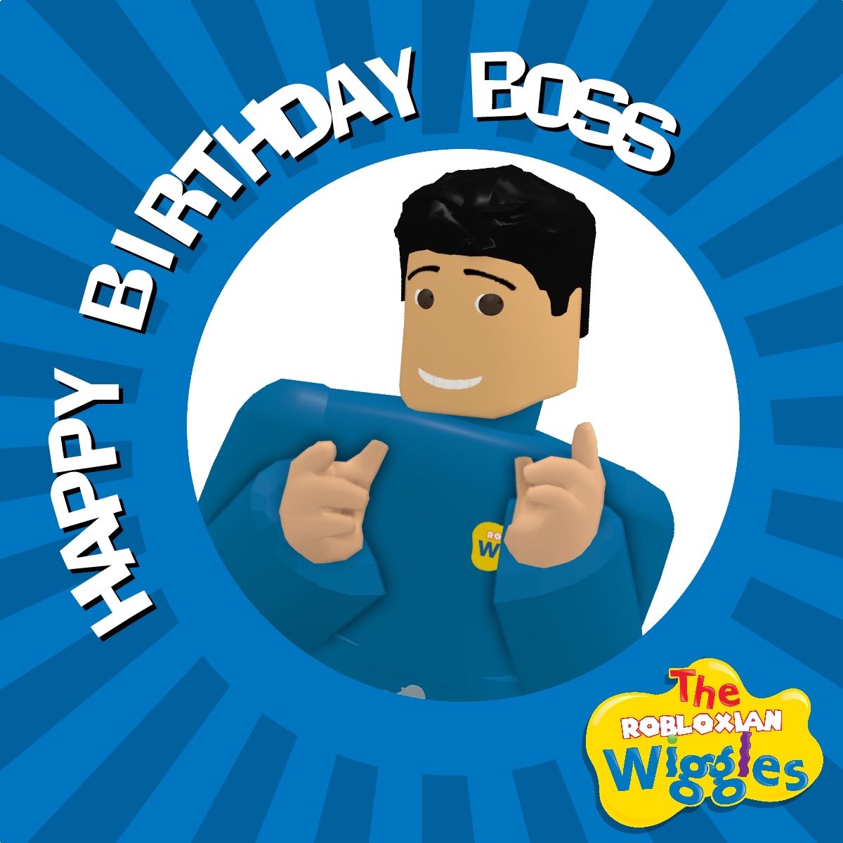 TRW_Official's tweet photo. Happy birthday to our blue wiggle, Boss! 💙 https://t.co/QP3f1GeovP