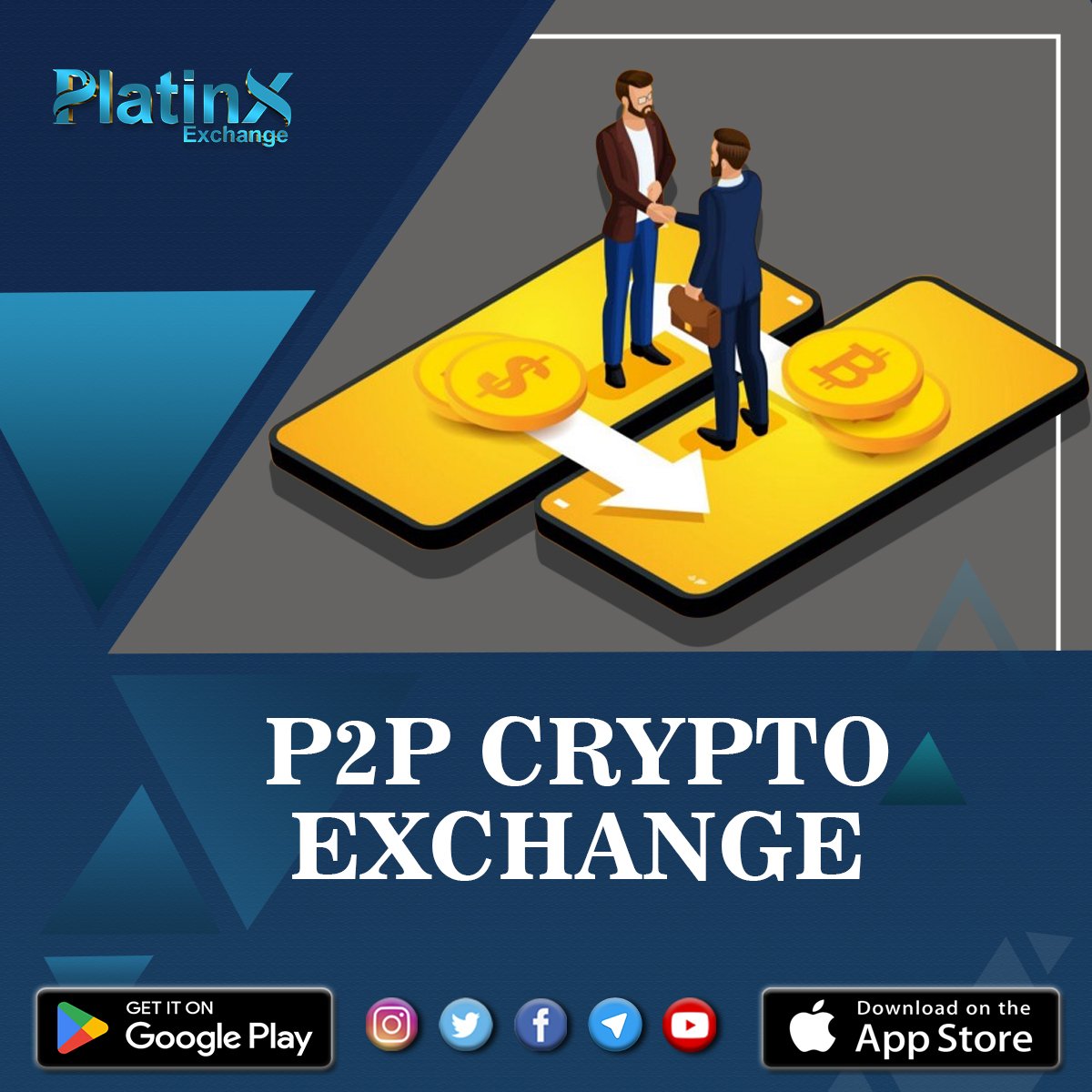 PlatinXExchange's tweet photo. Buy your currency from your buddy, don't need to involve any #trader or Institute in your trading profile. Reduce the cost & time involved and increase your profits by #trading through #PlatinXExchange.
.
.
Learn more: https://t.co/8ob6KG4HxB
.
.
#tradingtoken #crypto #Crypto https://t.co/jWxDS692gM