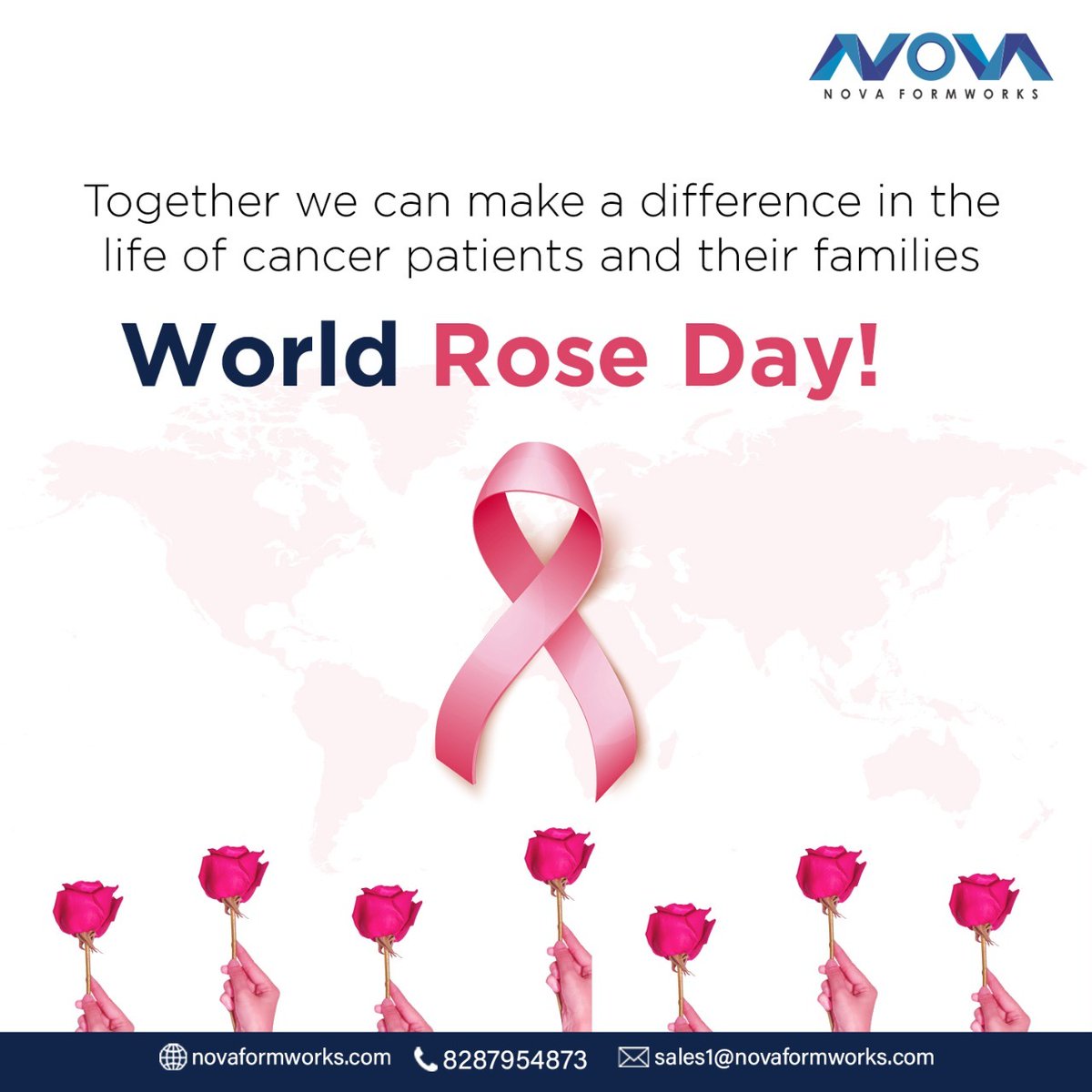 NovaFormworks's tweet photo. Together we can all help those who are suffering!
World Rose Day - Welfare of Cancer patients
.
.
.
#roseday #worldroseday #cancerpatients #cancerwelfare #shuttering #ecoconscious #ecofriendlypanels #maldives #nepal #egypt #bangladesh #plasticformworks #constructiontechnology https://t.co/v1Vyh7wbeM