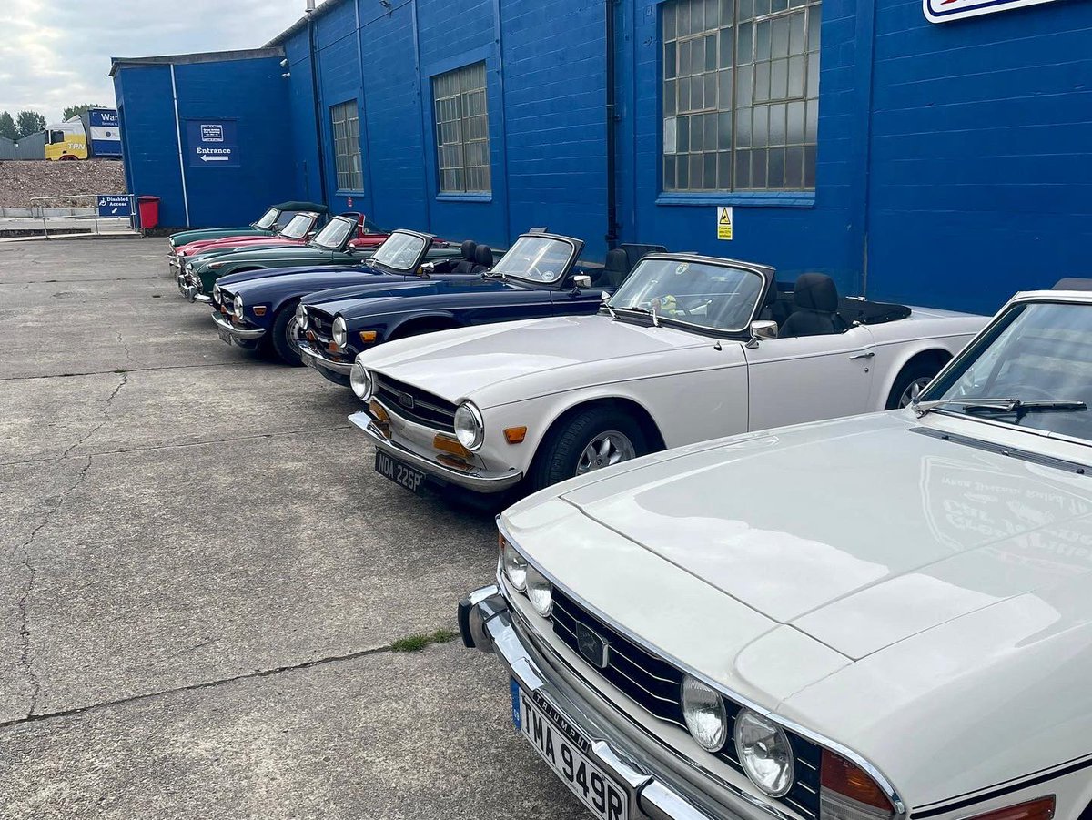car_british's tweet photo. A few from the Lincolnshire #TRRegister who visited yesterday... 📸

#carclub #classiccars https://t.co/fS8mScxmLT