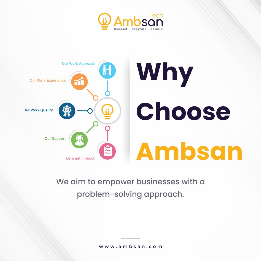 Ambsan Technologies - one stop solution for your business needs.
-For further details, visit ambsan.com
#software #technology #tech #developer #business #softwaredeveloper #webdevelopment #ambsantechnologies