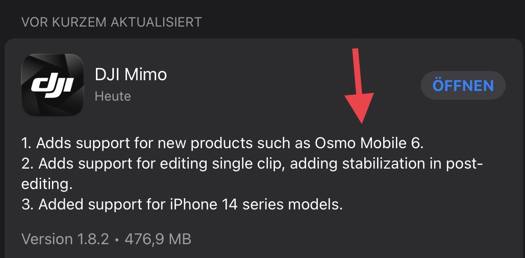 I always get verification for unreleased #DJI products, like the new #OsmoMobile6, by looking at the DJI App updates in the morning 😁

#DJIOM6 #OM6