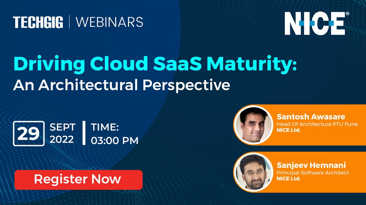 ETTechGig's tweet photo. As the #CloudSaaS products space matures, an architects role is becoming increasingly important. Learn how an architect helps an organization create an impactful #CloudArchitecture strategy to make it more mature, reliable, &amp; profitable➡️ https://t.co/x0iuiRe2SL
#TechGig #Webinar https://t.co/upSDNYRVuz