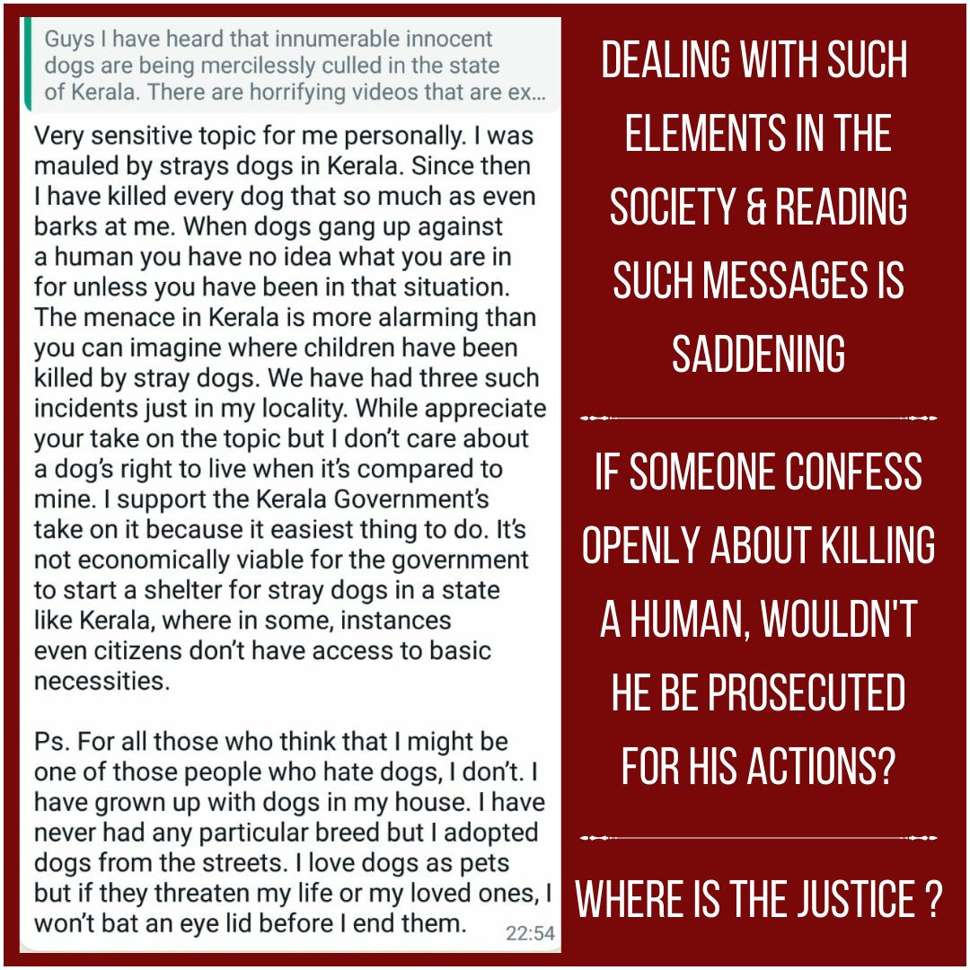 muddyhounds_'s tweet photo. It's true. There's no justice for voiceless in this country. If people are openly admitting their crimes, it's because they are aware of the fact that no actions will be taken against them for doing such crimes #justicetothevoiceless #standupfordogs #animalabuse #savestreetdogs https://t.co/xtFoiixHlB