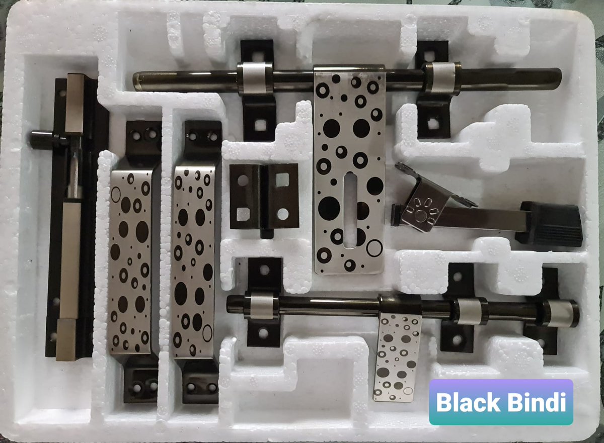 astronfittings's tweet photo. We specialize in the manufacturing of high-quality Door Kit. Our #BlackBindiDoorKit is known for its durability, Flawless performance and superior quality.

For more info, visit https://t.co/OQ9OmWYJa0 &amp; Call us on +91-7433023576

#SSDoorKit #Gujarat #AstronDoorFittings https://t.co/RTSESJ03YW