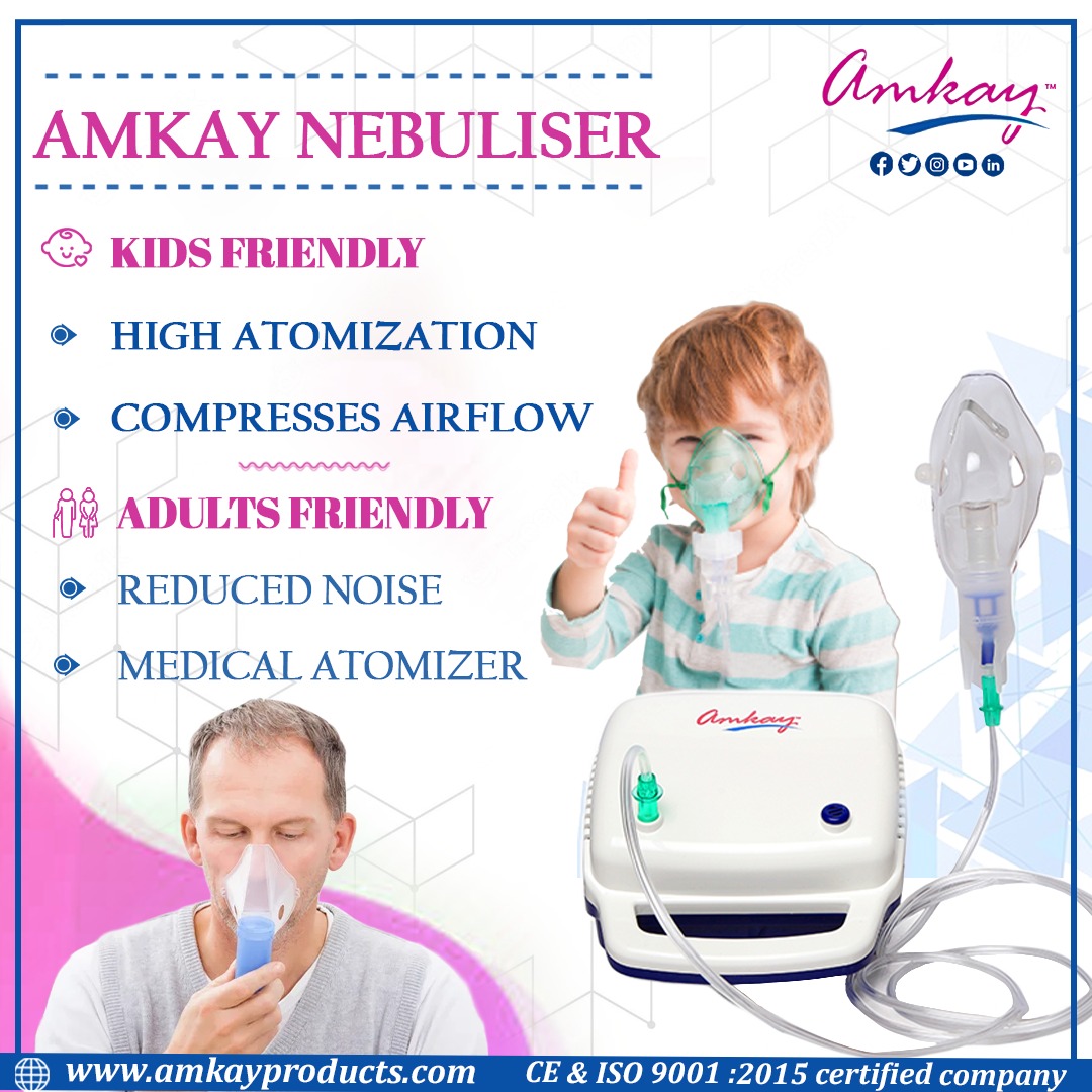 AmkayProducts's tweet photo. Feeling #breathlessness?? Amkay #nebulizer is always there for your rescue😮💨👍🏻
Don't let your lungs stop you from your activities🫁
🌐To know more https://t.co/NSUGlMf5vw
📞 WhatsApp- 7720085358
#amkayproducts #meshnebulizer #nebulisation #nebuliser #breathingtreatment https://t.co/DD1Nx9bicY