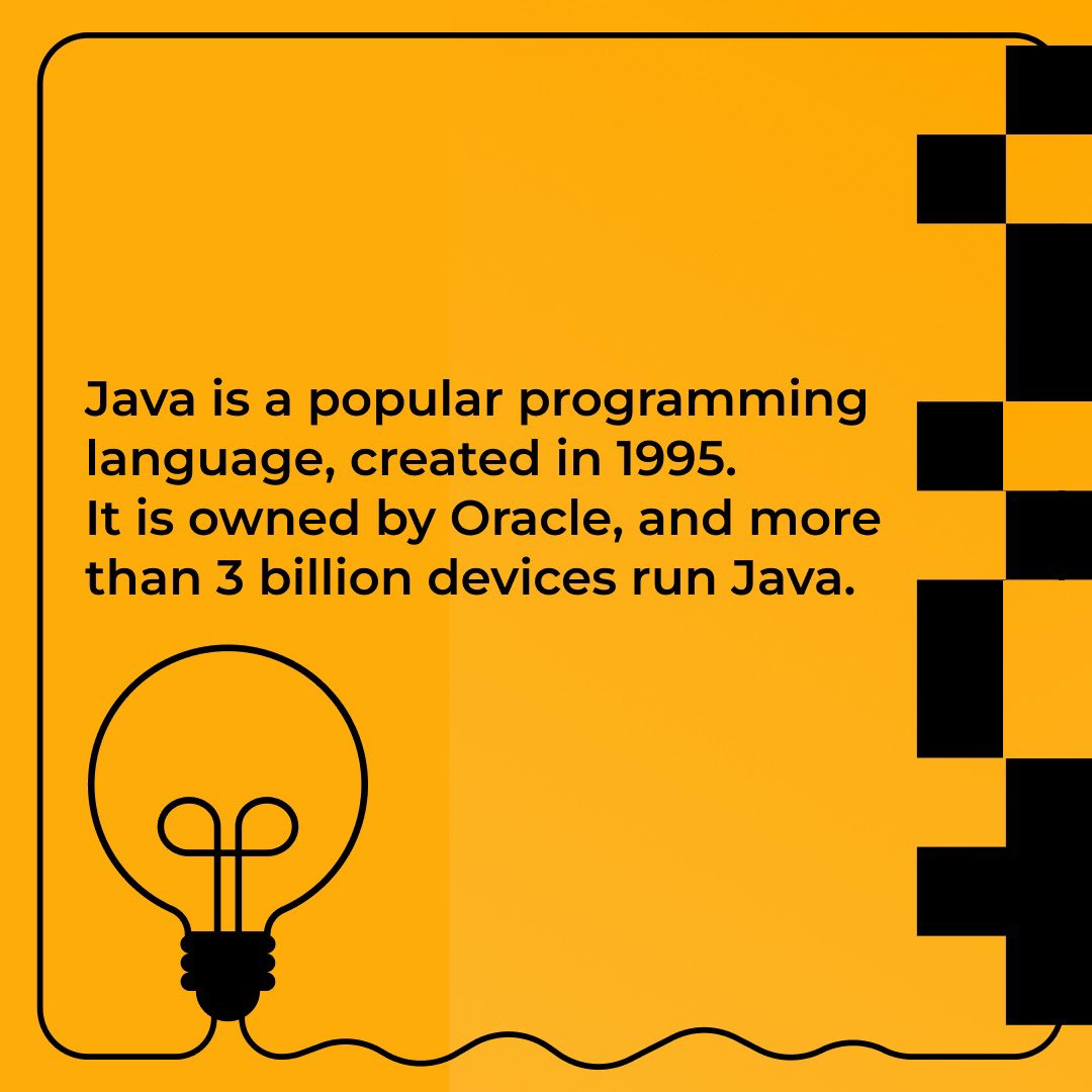 ineuron_ai's tweet photo. What is java programming language?
:
Comment your views on the post 👇
#ineuron #webdeveloper #webdesign #javadeveloper #java #webdevelopment #webdeveloping #webprogramming #websitedevelopment #websitedeveloper #programmer #webdevelopercourse #technology https://t.co/jS67h8bLYu