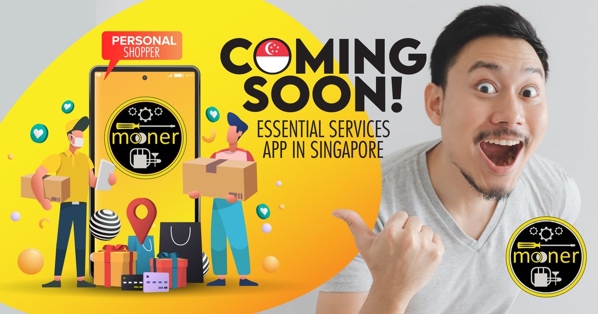 The brightest Essential Services Apps that will change our lives. Mooner App #sg #sgsupportlocalbusinesses #supportlocal #sgsupportlocal #sgnewsdaily #moonerapp #sgjob #singapore #singaporejobs #singaporean #SGUnited #singaporefood #sgjobs #sg #sgfoodies #sgfood #singaporelife