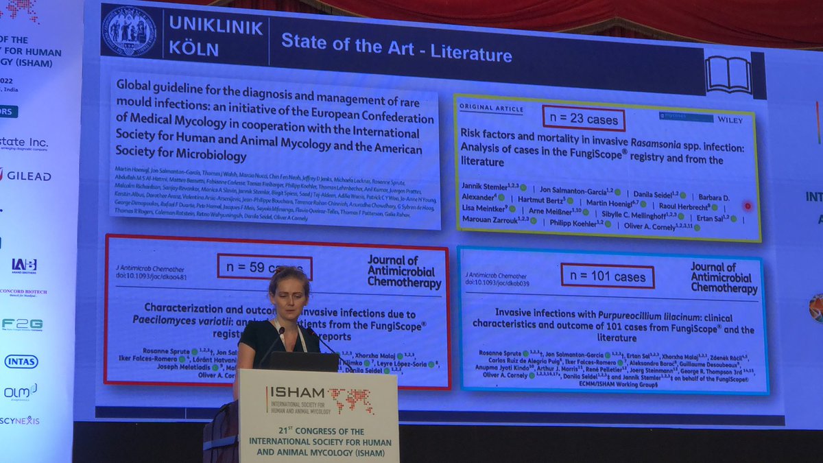 #isham2022 on Rasamsonia. Excellent overview on deadly rare fungal infections. @RosanneSprute @jprattes @CornelyOliver @martinhoenigl @riteshpgi