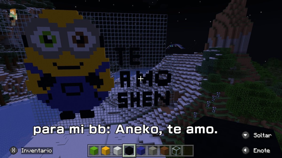 vallhorm's tweet photo. Después de que tanto me lo pudieras ya está listo, te amo mucho mi amor, aquí tienes tu minion. @Oceanoroto https://t.co/UuWwje45bu