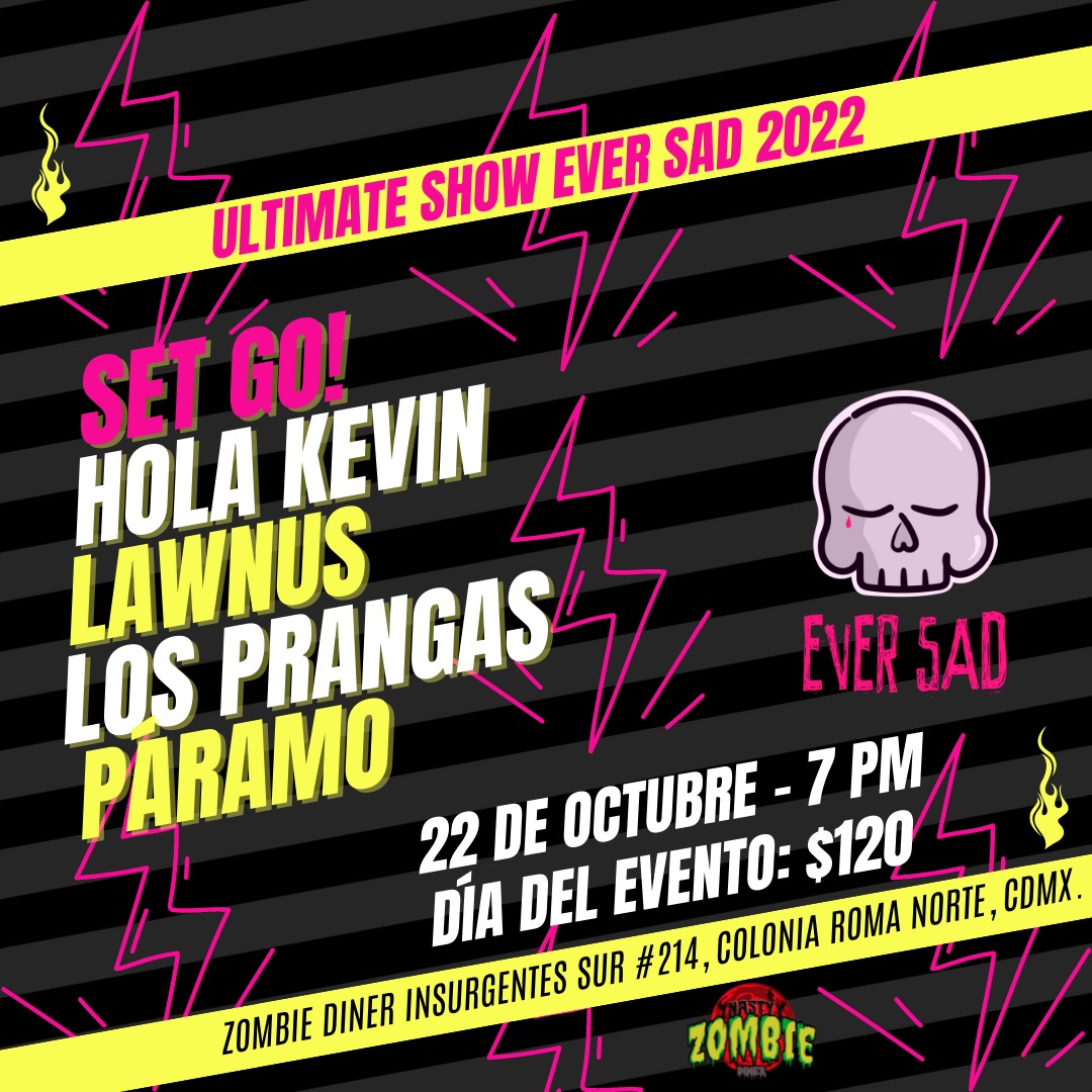 ☠️Tenemos show en octubre!! Nos vemos en Zombie Diner Insurgentes ☠️
