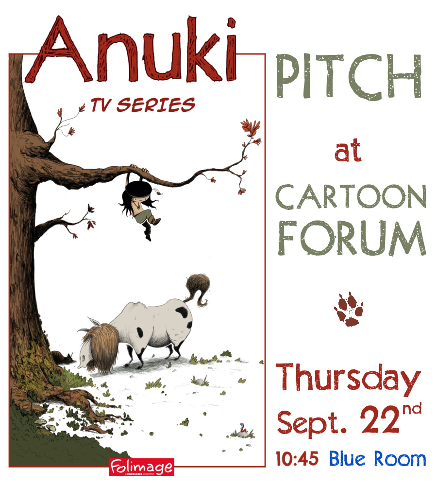 Folimage's tweet photo. 📣 [JOUR J pour notre espiègle petit #ANUKI] Au #CartoonForum, ce jeudi à 10h45 : accrédité(e)s, rendez-vous dans la Blue Room pour découvrir la présentation du projet de série (52x7') et les premiers tests d’animation 🫣 https://t.co/a4Uagwml8D